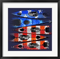Framed Flag Kayaks