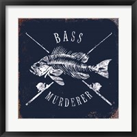 Framed Bass Murderer