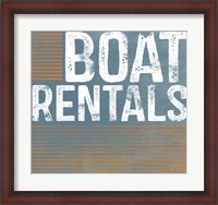 Framed Boat Rentals