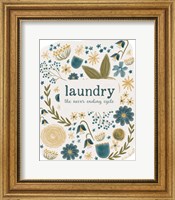 Framed Laundry Cycle
