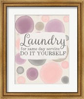 Framed Do It Yourself Laundry