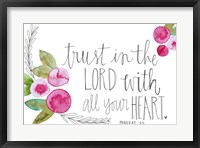 Framed Trust in the Lord