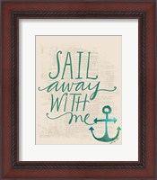 Framed Sail Away with Me
