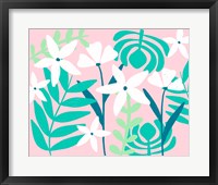 Framed Tropical Leaves