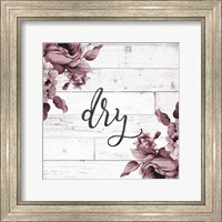 Framed 'Dry Script' border=