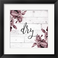 Framed 'Dry Script' border=