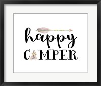 Framed Happy Camper I