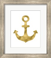 Framed Gold Anchor