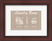 Framed Vintage Laundry