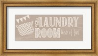 Framed Laundry Room