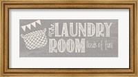 Framed Laundry Room II