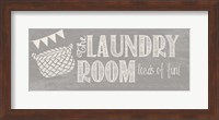 Framed Laundry Room II
