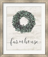 Framed Farmhouse Wreath