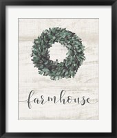 Framed Farmhouse Wreath