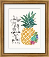 Framed Be a Pineapple