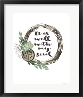 Framed Well With My Soul - Wreath
