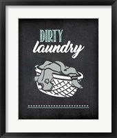 Dirty Laundry Framed Print