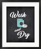 Wash & Dry Framed Print