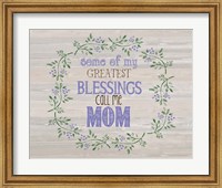 Framed Mom's Blessings