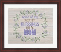 Framed Mom's Blessings