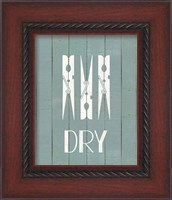 Framed 'Wash House Dry' border=