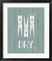 Framed 'Wash House Dry' border=