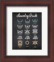 Framed Laundry Guide