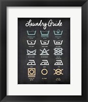 Framed Laundry Guide