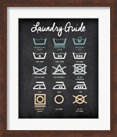 Framed Laundry Guide