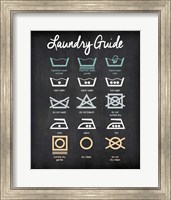 Framed Laundry Guide