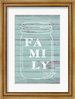 Framed Family Mason Jar