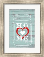 Framed Home Mason Jar