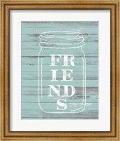 Framed Friends Mason Jar
