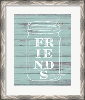 Framed Friends Mason Jar