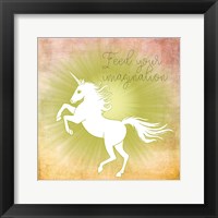 Feed Your Imagination Framed Print