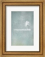 Framed Beach Palm I