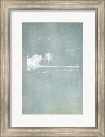 Framed Beach Palm II