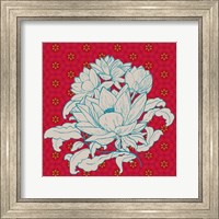 Framed Lotus Bouquet I