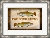 Framed Tow Fish Lodge II