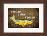 Framed Wishin I Was Fishin II