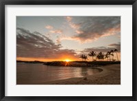 Framed Sunset Cove