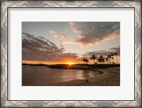 Framed Sunset Cove