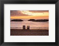 Framed Sunset on The Beach II