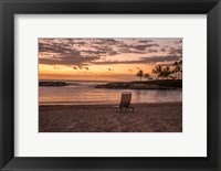 Framed Sunset on The Beach