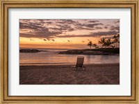 Framed Sunset on The Beach