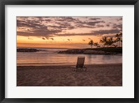 Framed Sunset on The Beach