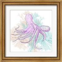Framed 'Octopus Purple' border=