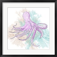 Framed Octopus Purple