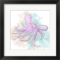 Framed Octopus Purple