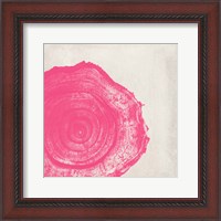 Framed Tree Stump Hot Pink